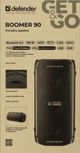 Defender - Kannettava kaiutin Boomer 90