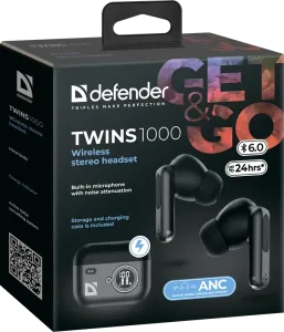 Defender - Langattomat kuulokkeet Twins 1000