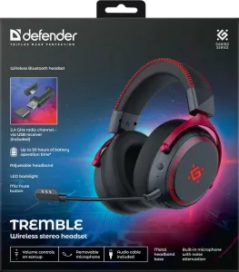 Defender - Langattomat kuulokkeet Tremble