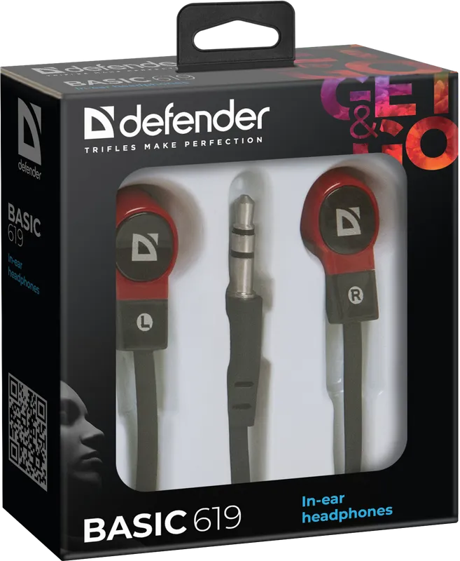 Defender - In-ear kuulokkeet Basic 619