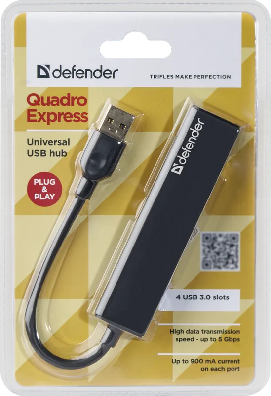 Defender - Universaali USB-keskitin Quadro Express