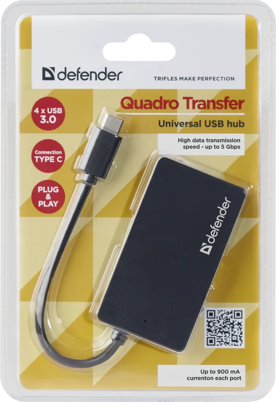 Defender - Universaali USB-keskitin Quadro Transfer