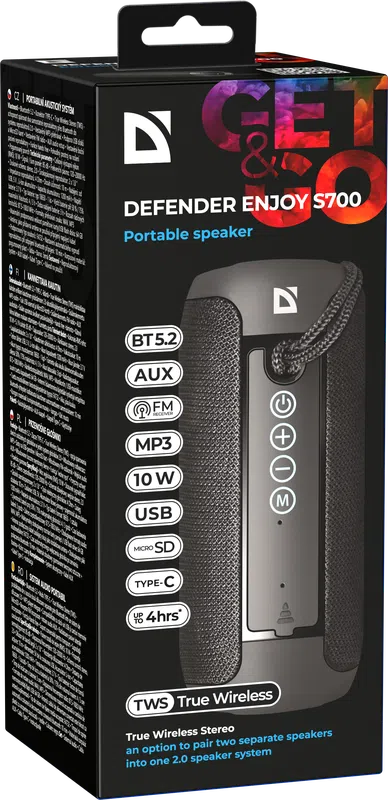 Defender - Kannettava kaiutin Enjoy S700