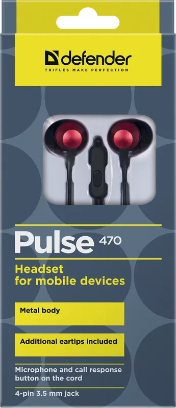Defender - Kuulokkeet mobiililaitteille Pulse 470