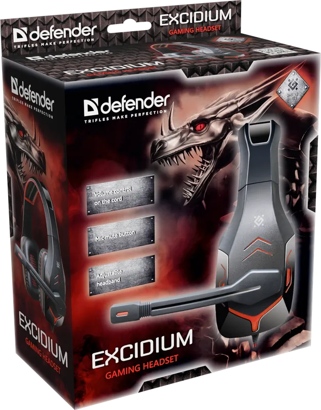 Defender - Pelikuulokkeet Excidium