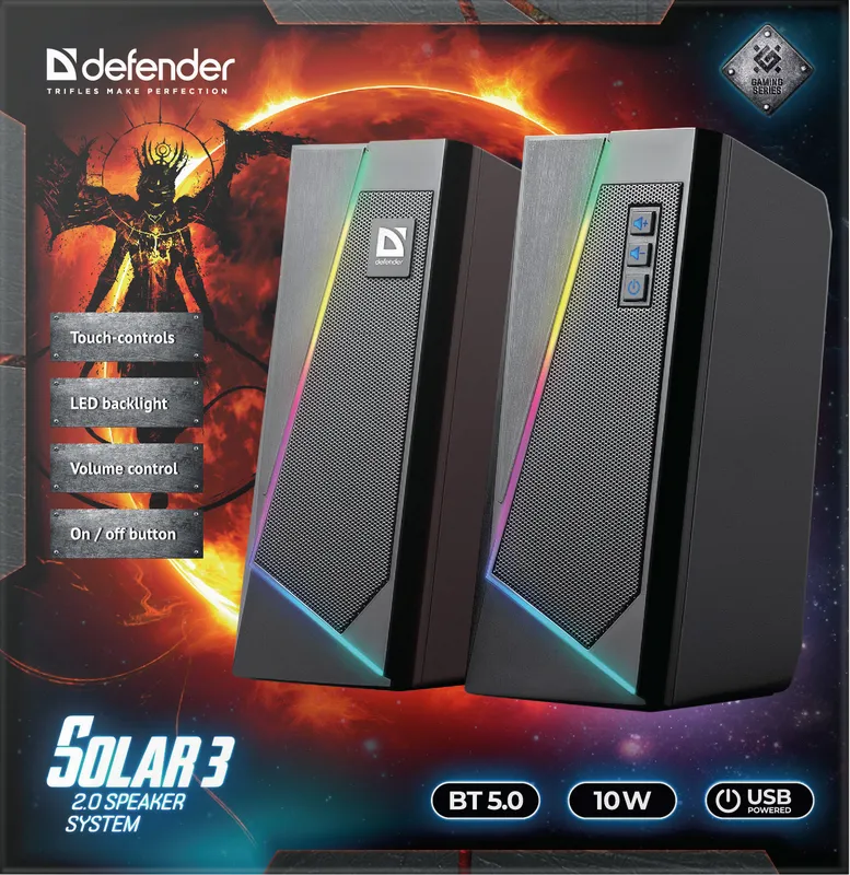 Defender - 2.0 kaiutinjärjestelmä Solar 3