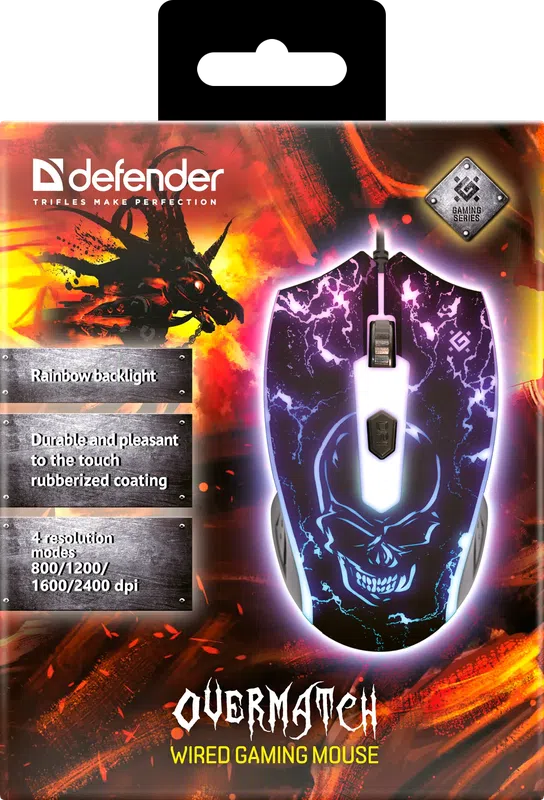 Defender - Langallinen pelihiiri Overmatch GM-069