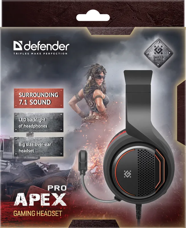 Defender - Pelikuulokkeet Apex Pro