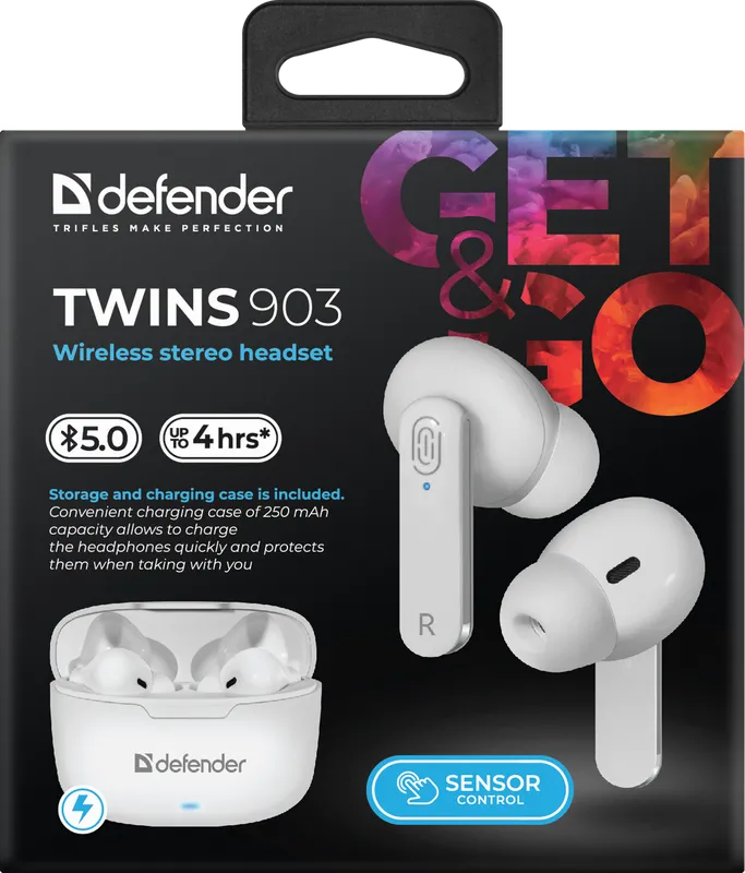 Defender - Langattomat stereokuulokkeet Twins 903