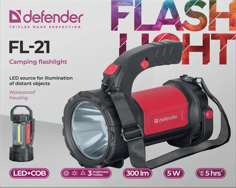 Defender - Retkeilylamppu FL-21