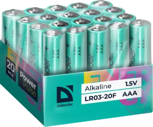 Defender - Alkaliparisto LR03-20F