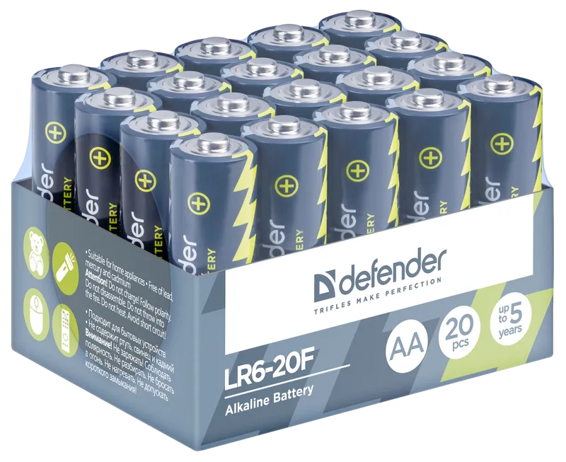 Defender - Alkaliparisto LR6-20F