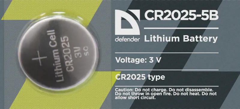 Defender - Akku litium CR2025-5B